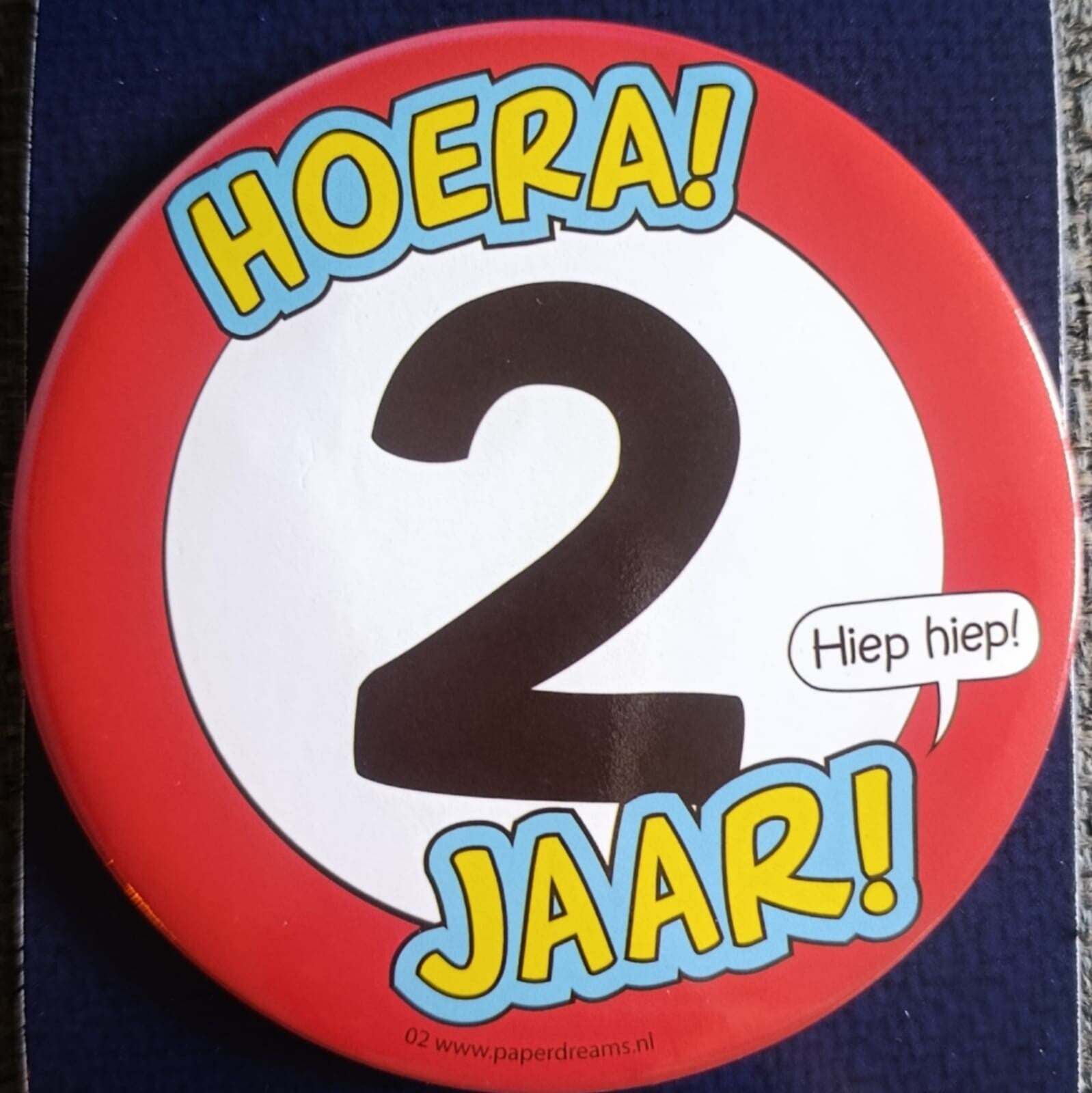 verjaardag button