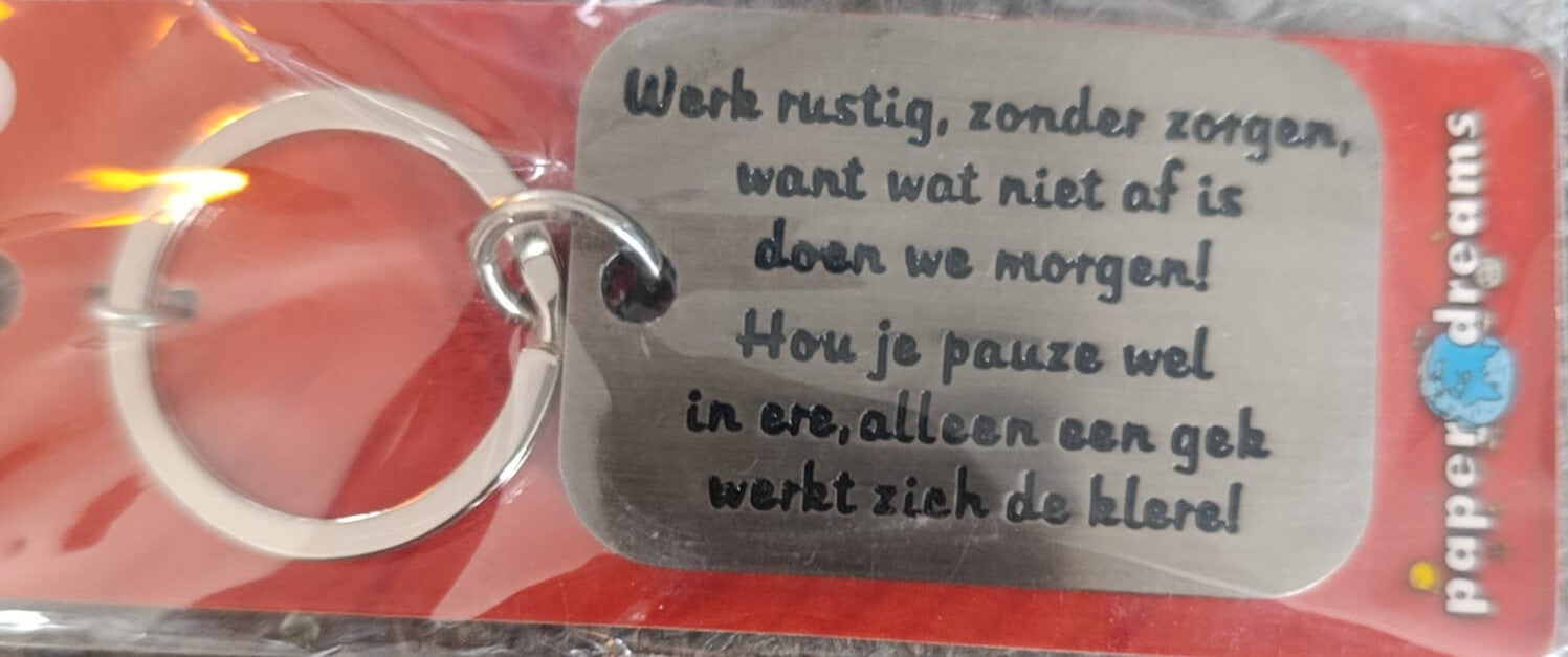 rvs sleutelhanger