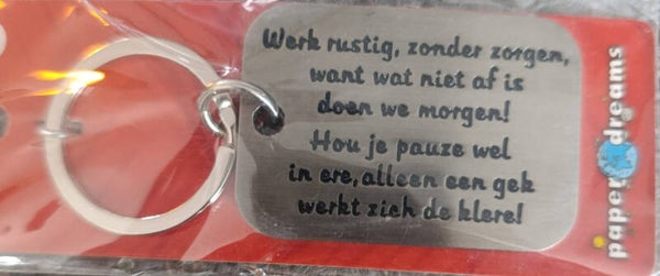 rvs sleutelhanger
