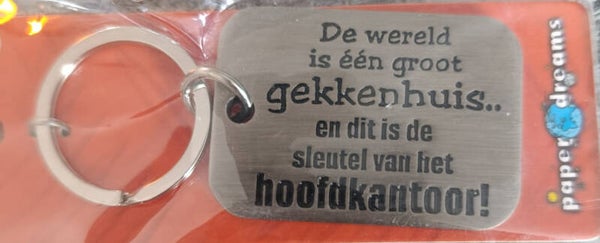 rvs sleutelhanger