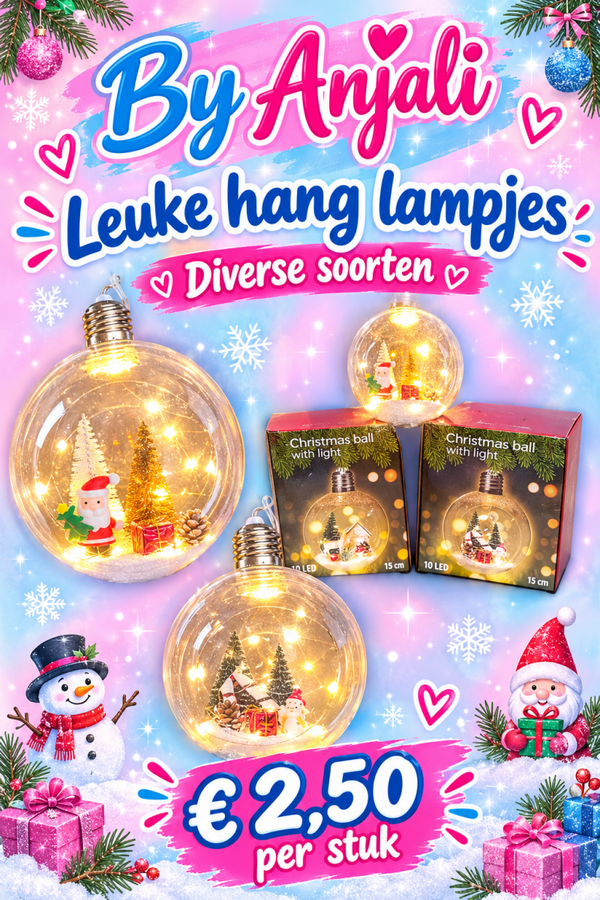 Diverse soorten Bal met licht
