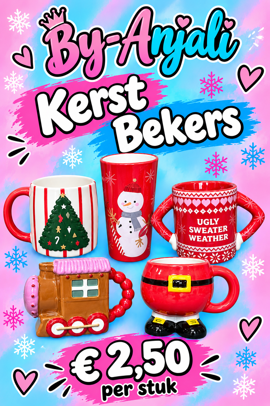 kerstbekers diverse soorten