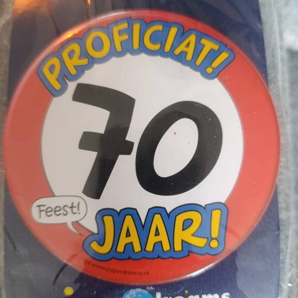 verjaardag button