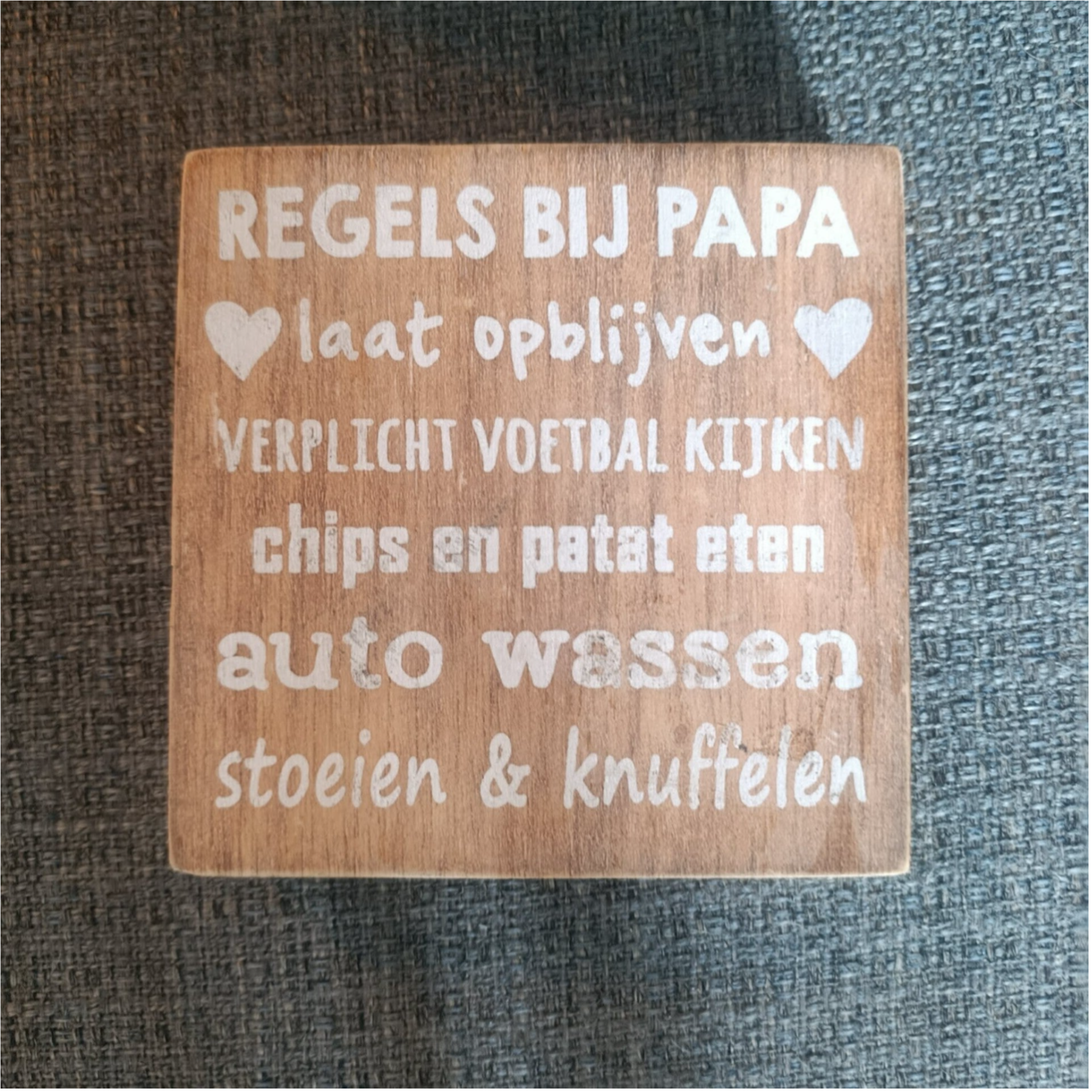 Regels bij papa