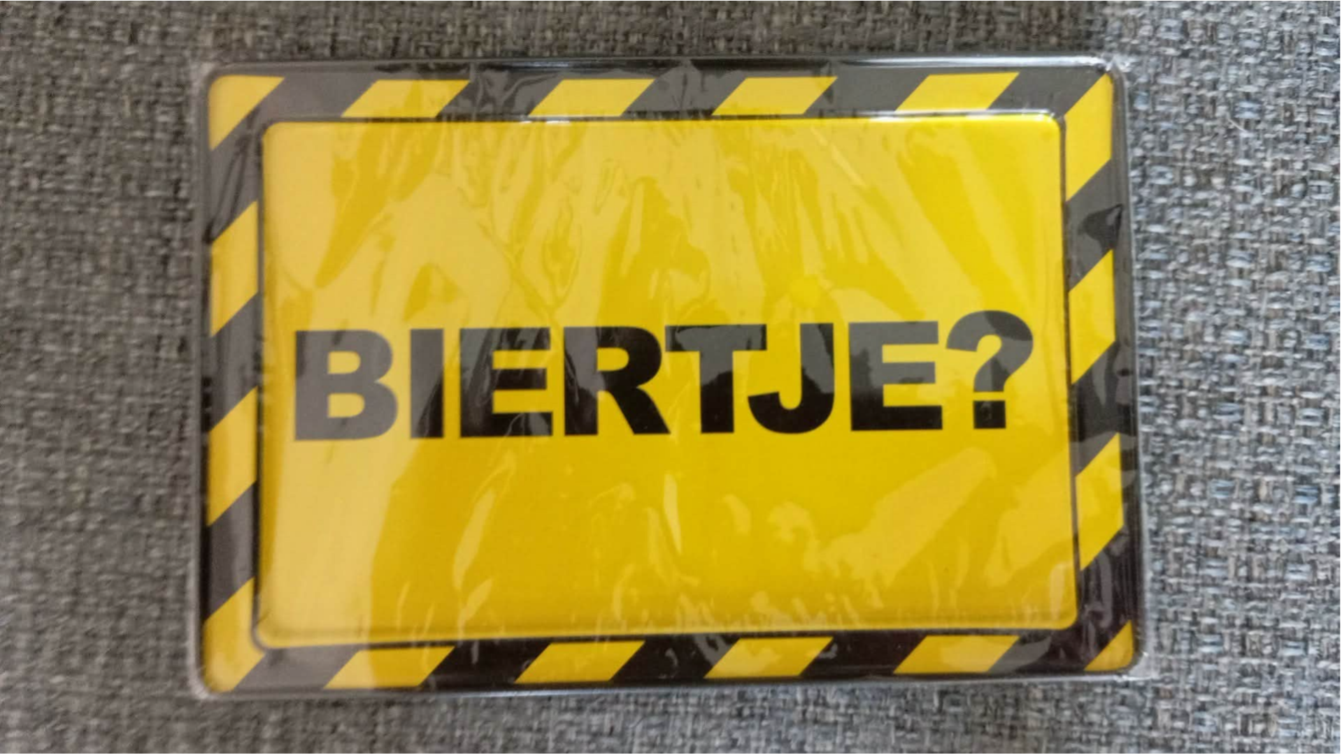 bordje met leuke tekst