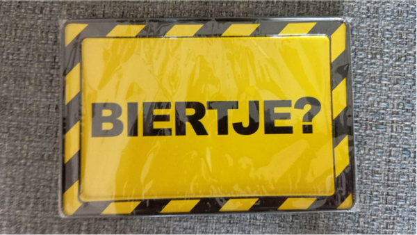 bordje met leuke tekst