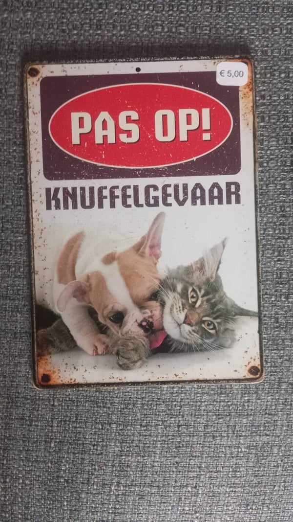Pas op Knuffelgevaar