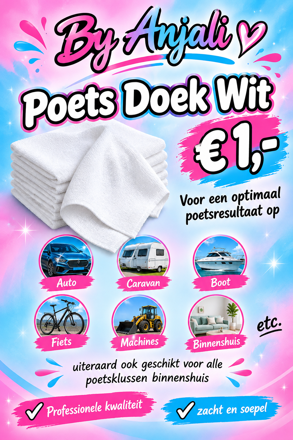 Poets Doeken Wit