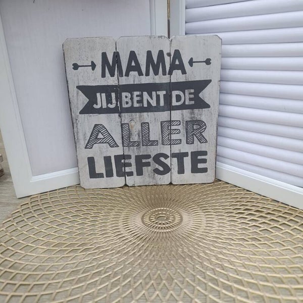 bordje mama de aller liefste