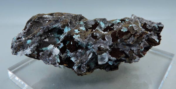 Aurichalcite and hemimorphite from Mexico – miniature