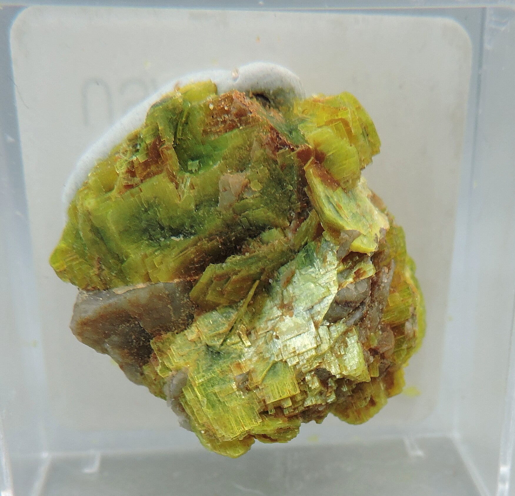 Autunite from Washington, USA – fluorescent - thumbnail