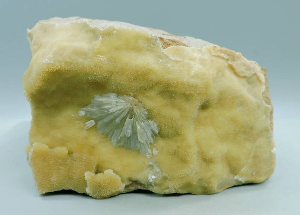 Baryte on calcite septaria from Warden Point, UK - cabinet size