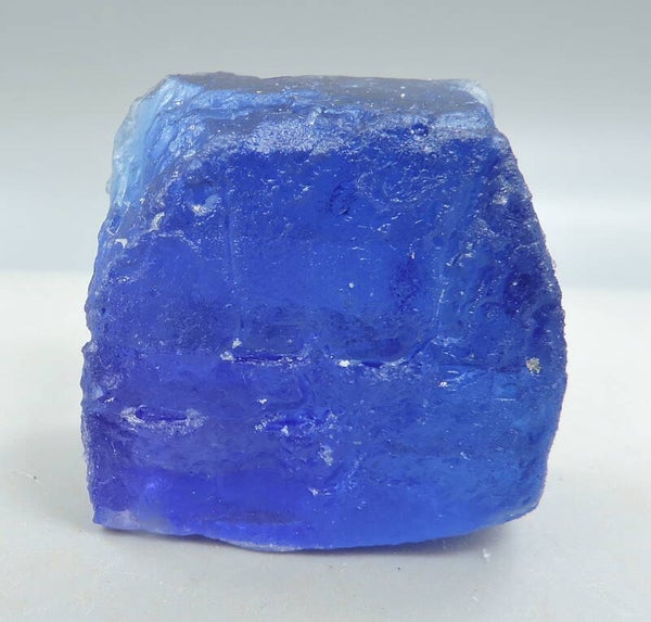 Blue halite crystal from Sicily, Italy - thumbnail