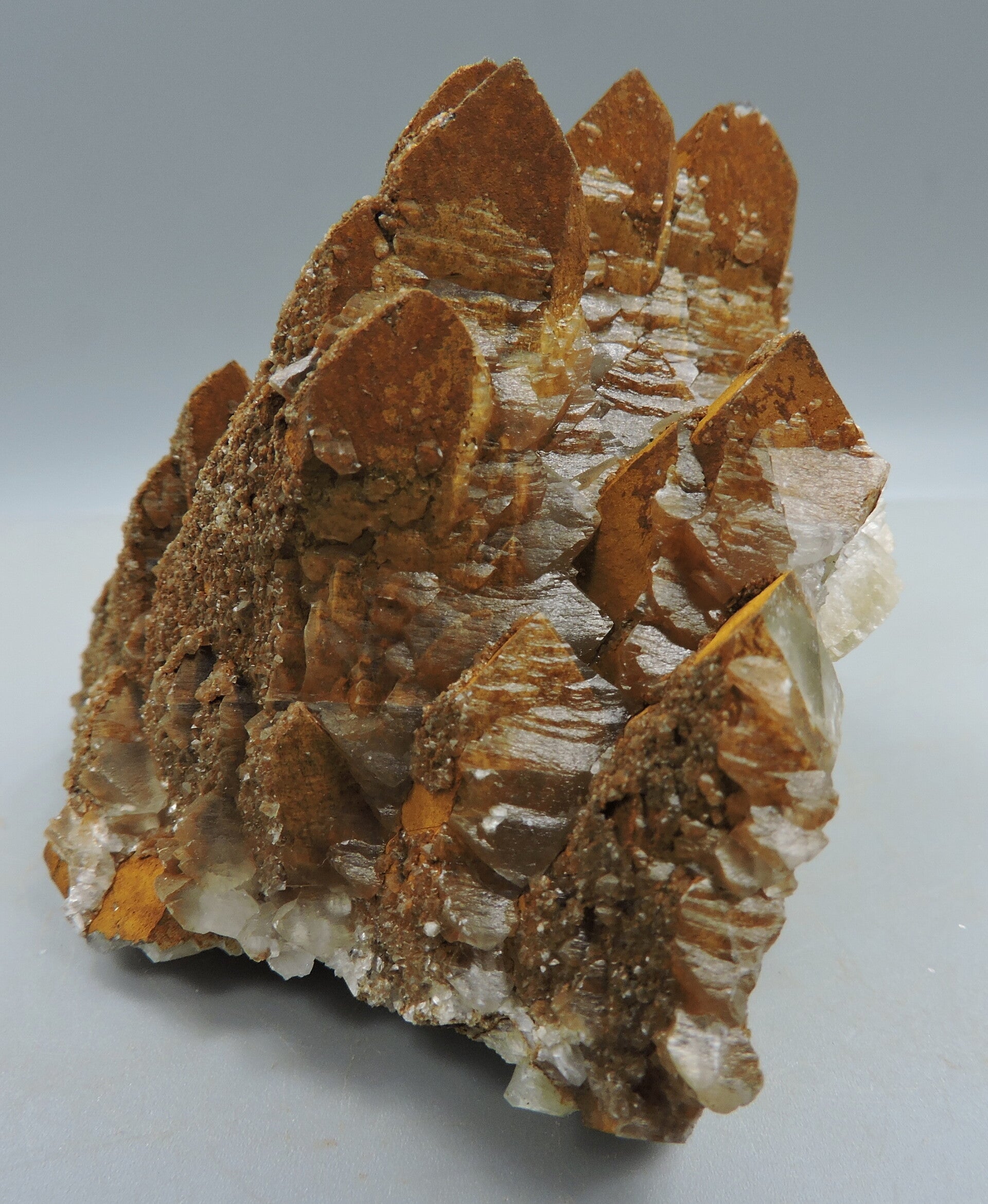 Calcite with limonite coating from Germany – miniature