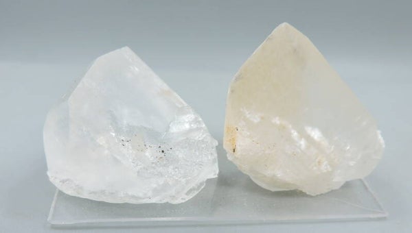 Set of 2 calcite crystals from Sardinia, Italy – thumbnails
