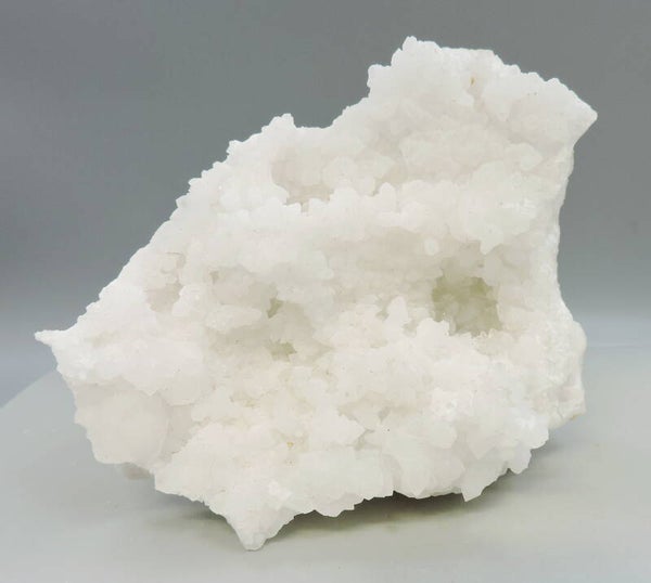Green fluorescent chalcedony from Morocco – cabinet size
