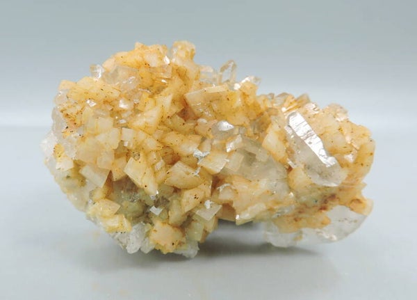 Dolomite on quartz from Germany – miniature