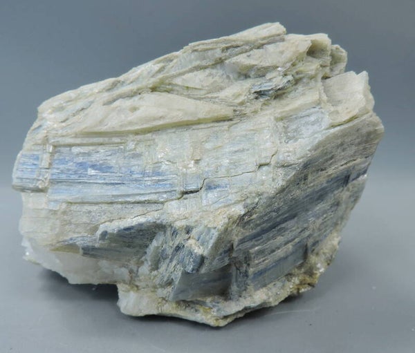 Kyanite on quartz from Brazil – cabinet size