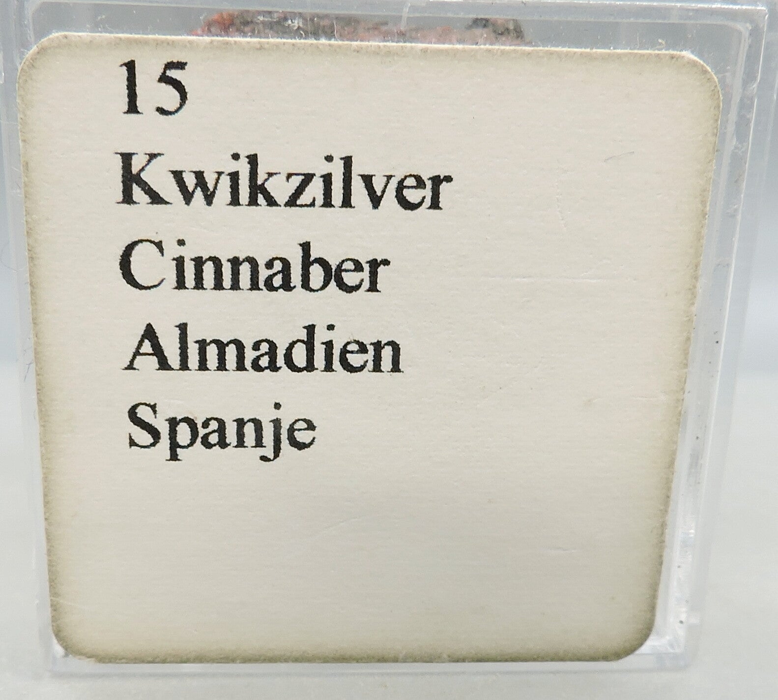 Mercury and cinnabar from Spain – thumbnail | MINERAL COLLECTION