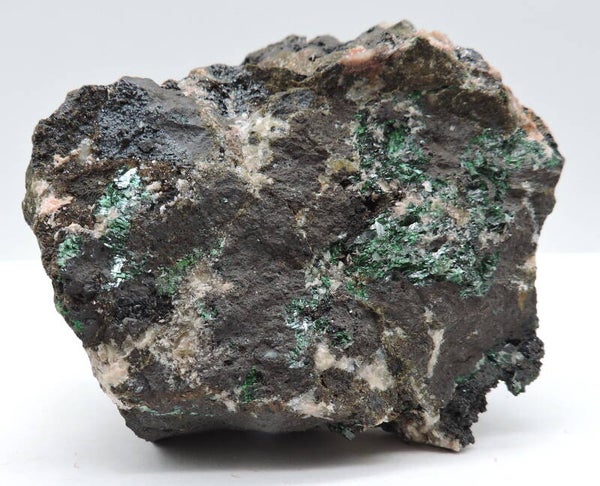 Malachite and baryte from Morocco – miniature