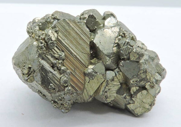 Pyrite crystal cluster from Peru – miniature