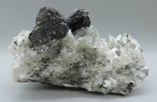 Sphalerite on quartz from Bulgaria – miniature