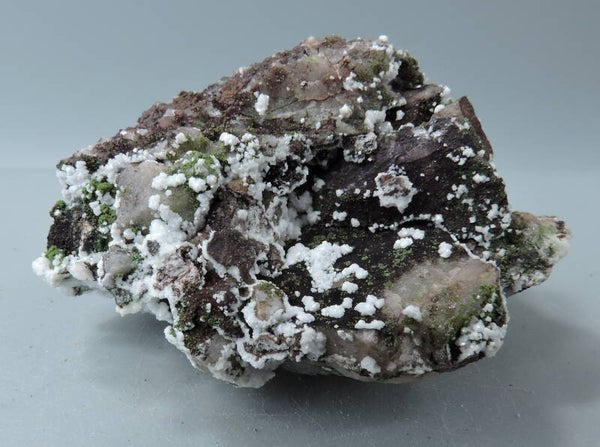 Duftite, dolomite and ? from Tsumeb, Namibia – miniature