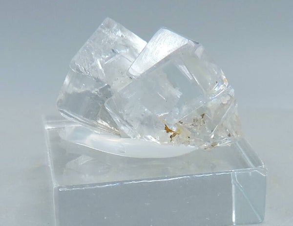 Water clear cubic fluorite from England – fluorescent - thumbnail