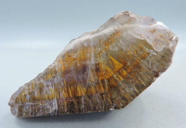 Goethite in amethyst and quartz from Australia – miniature