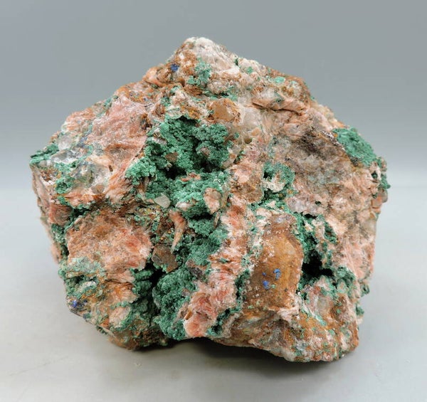 Malachite on matrix from Morocco – cabinet size