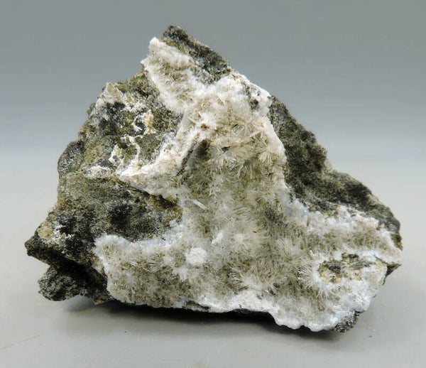 Mordenite crystals on matrix from Germany – miniature