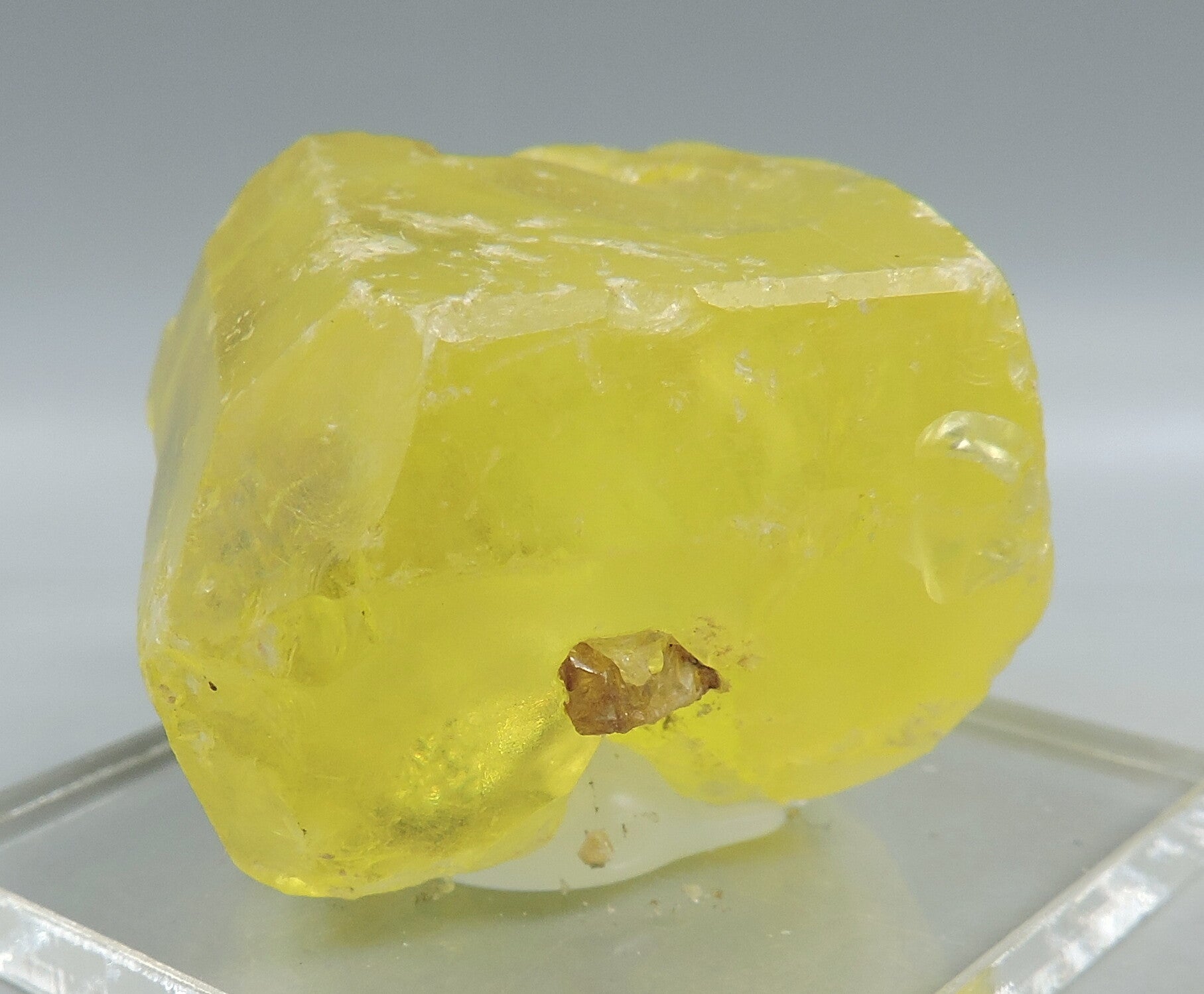 Native sulphur crystal from Sicily, Italy – thumbnail