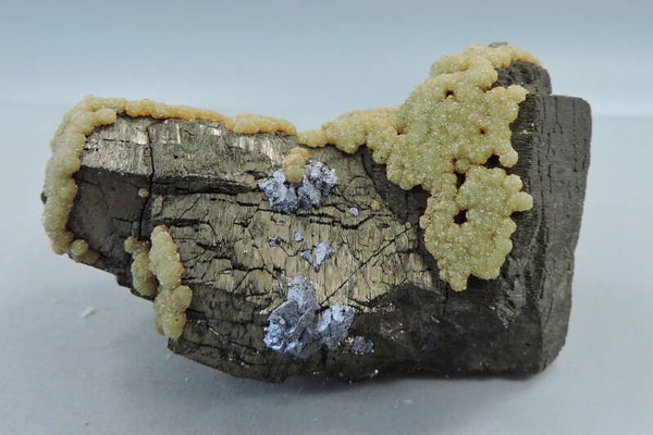 Mimetite on pyrrhotite from Mexico – miniature