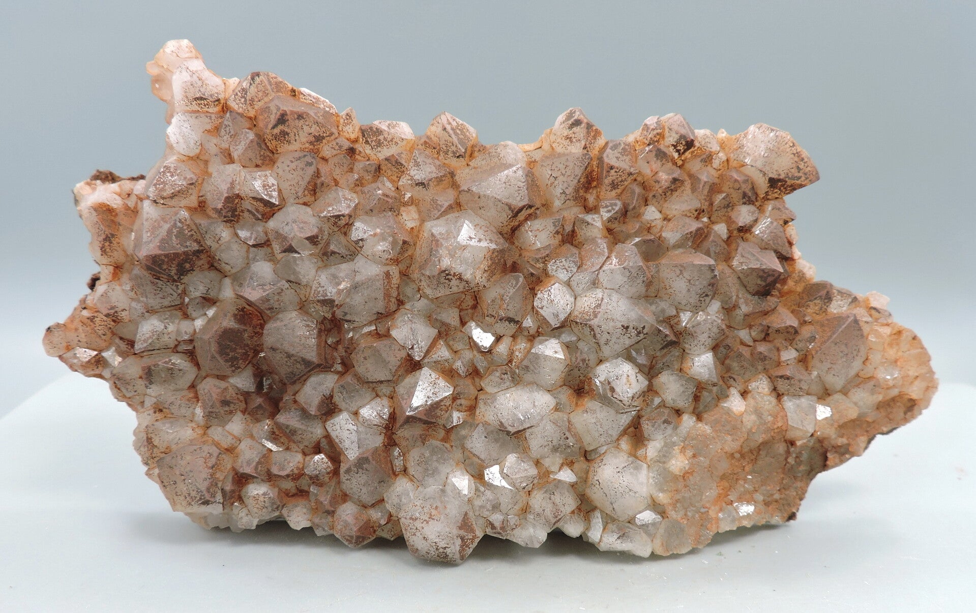 Goethite on milky quartz from Australia – cabinet size