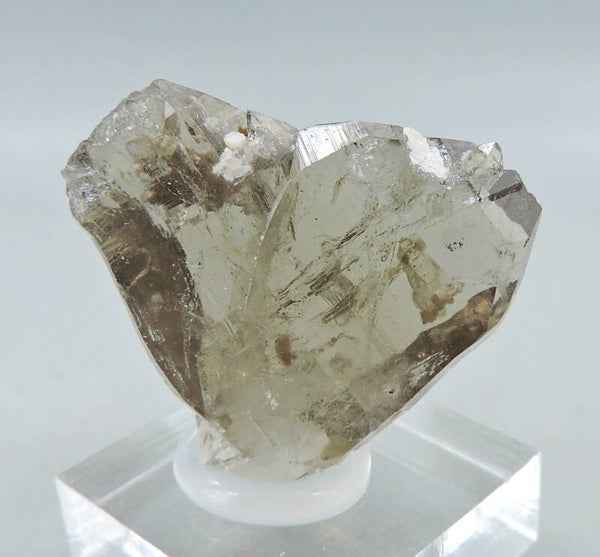 Smokey quartz crystal – Japanese twin -  from New Mexico, USA - thumbnail