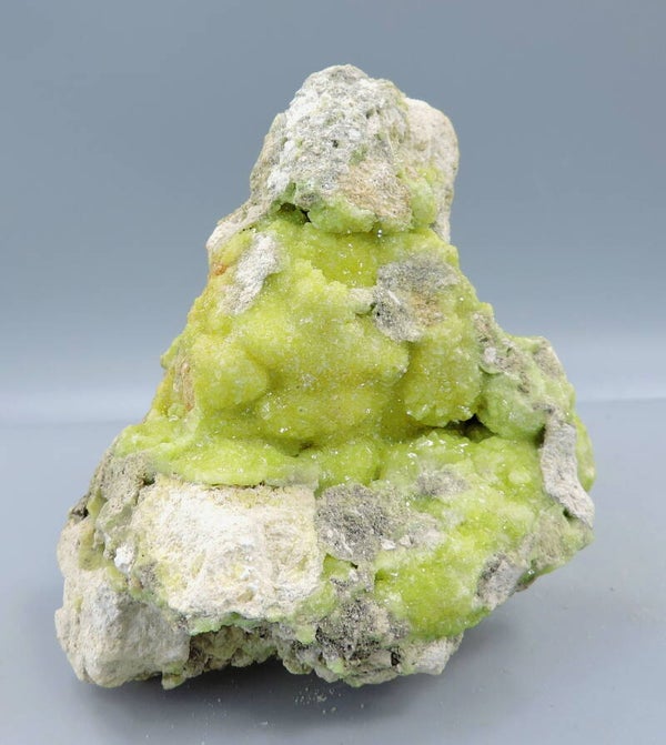 Native sulphur on matrix from Italy – cabinet size