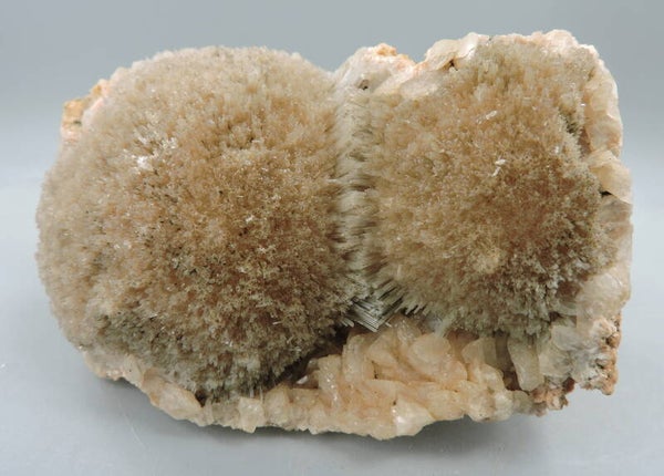 Thomsonite balls with stilbite and heulandite crystals from India – cabinet size