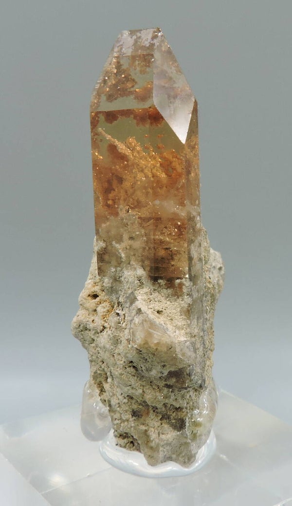 Topaz in rhyolite matrix from Mexico – miniature