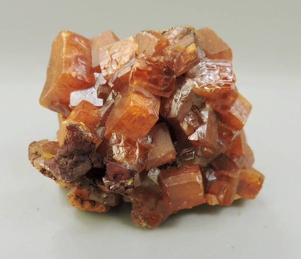 Red wulfenite crystal cluster from Mexico – small miniature