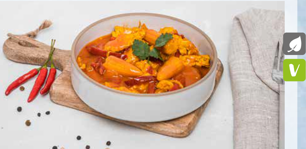 Asiatische Currypfanne mit Reis