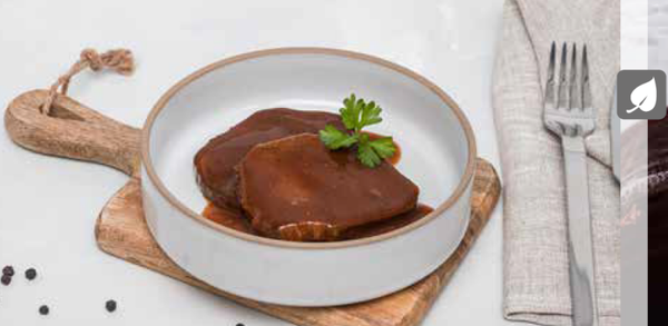 Rinderbraten in Bratensauce mit Kartoffelklöße