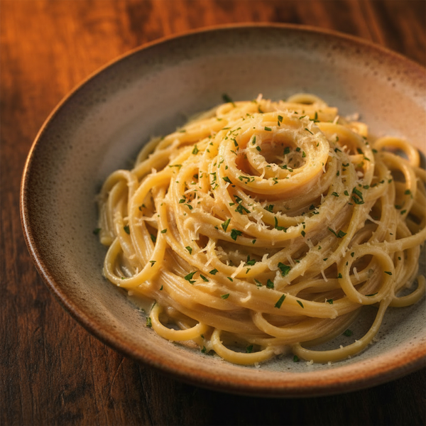 Linguini in Trüffelsahnesauce