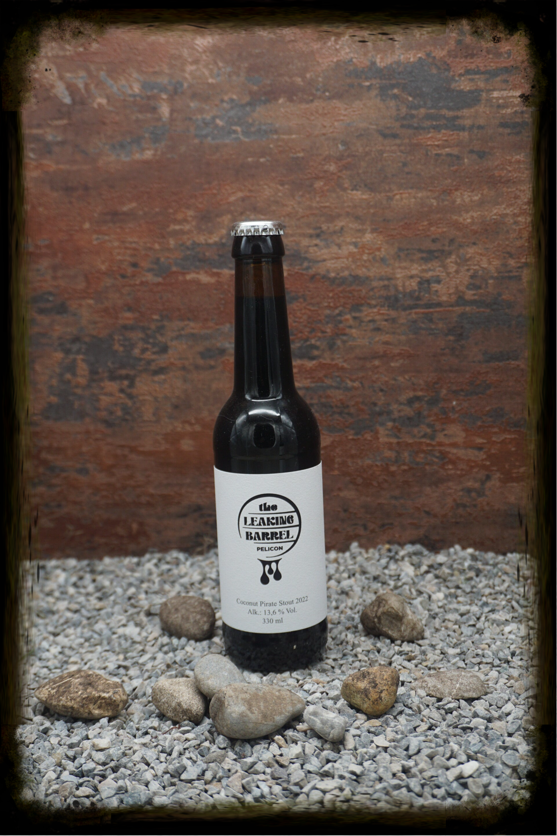 "Coconut Pirate Stout 2022"  Pelicon Barrel Aged