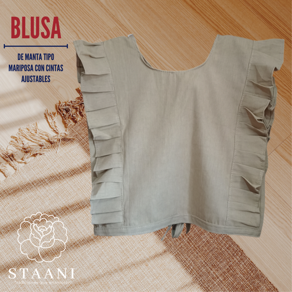 Blusa de manta