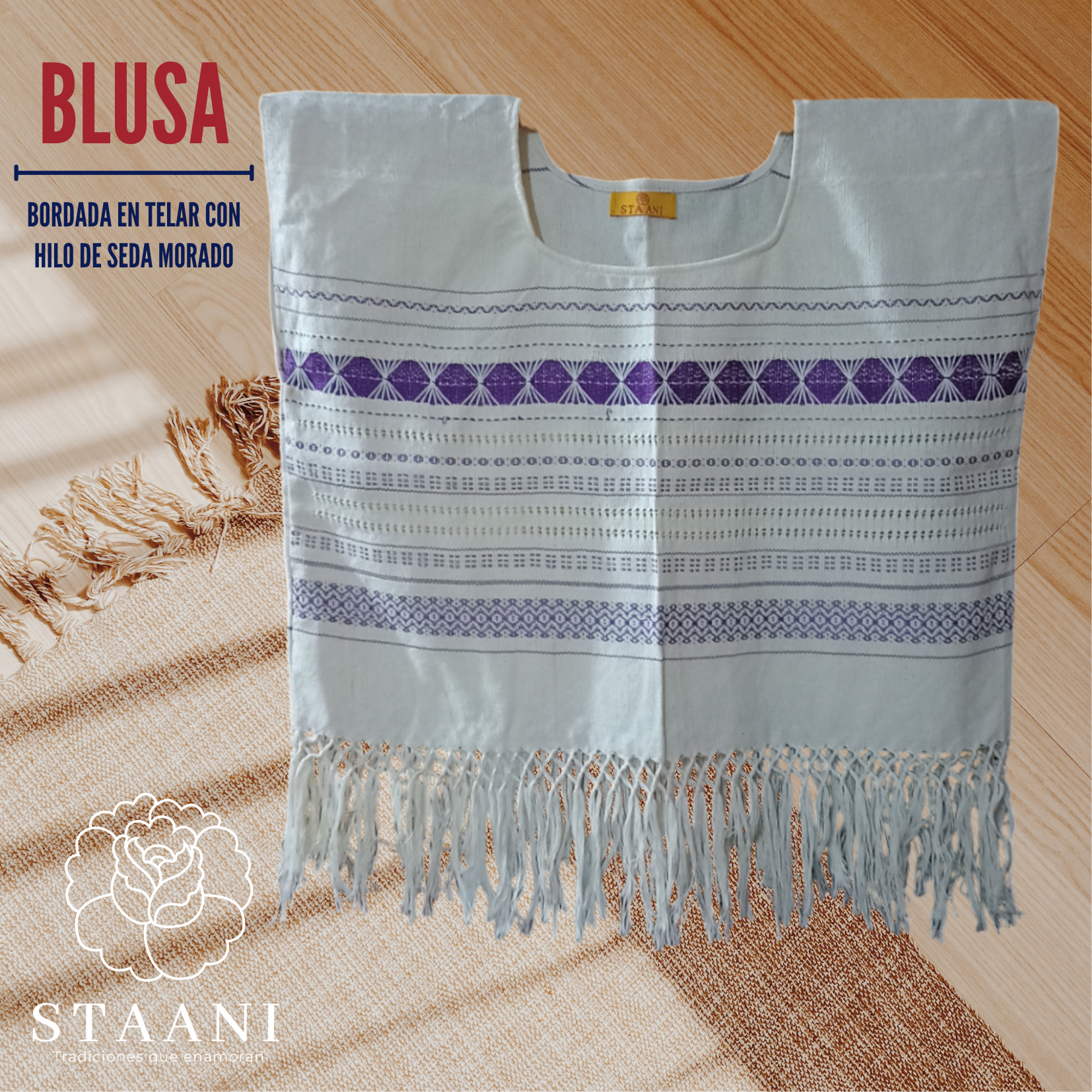 Blusa telar corta
