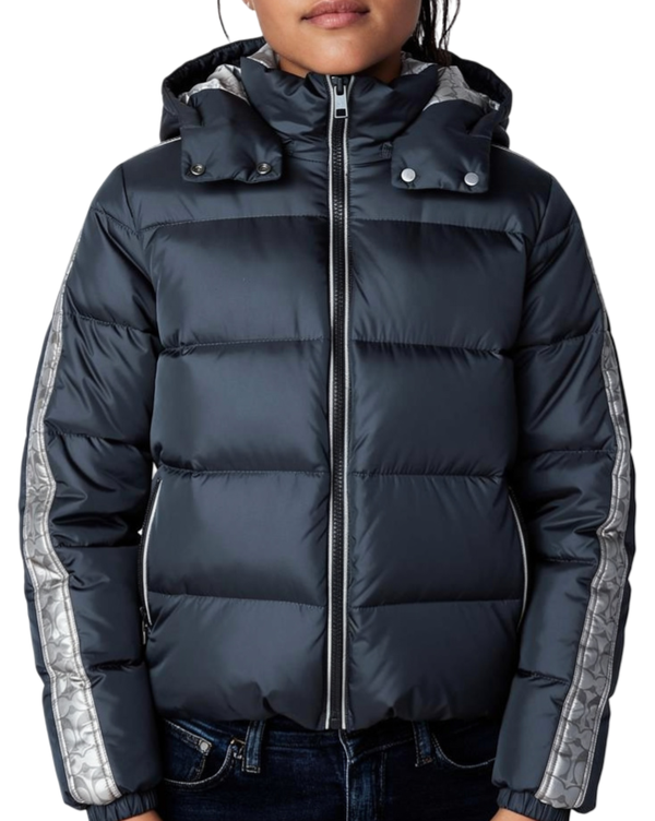 Coach Signature Daunenjacke Pufferjacke Jacke schwarz