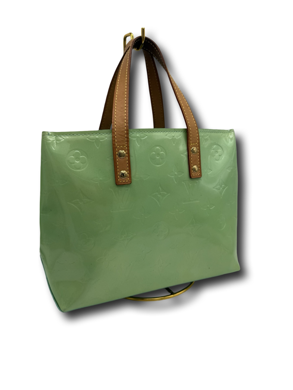 Louis Vuitton Reade PM Handtasche Vernis Tasche pastellgrün