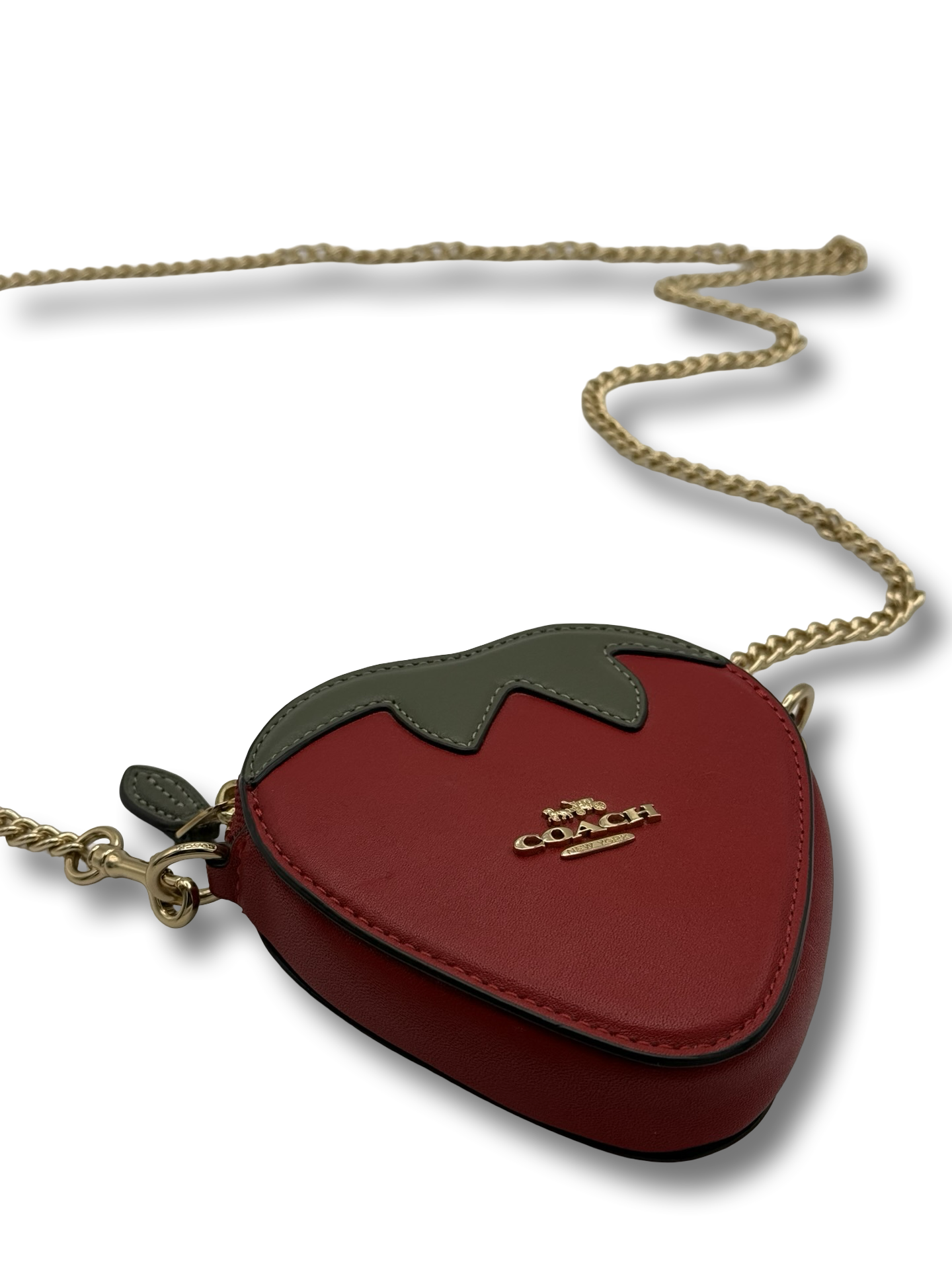 Coach Strawberry Crossbody Bag Coin Case Erdbeere Tasche rot