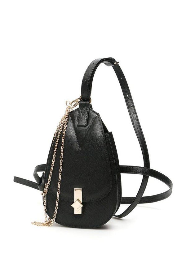 MCM Milano Beltbag Bauchtasche 2in1 Vollleder Teardrop Tasche schwarz