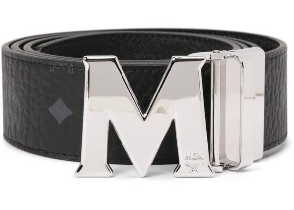 MCM Claus reversible Belt Wendegürtel 80 Gürtel Visetos schwarz